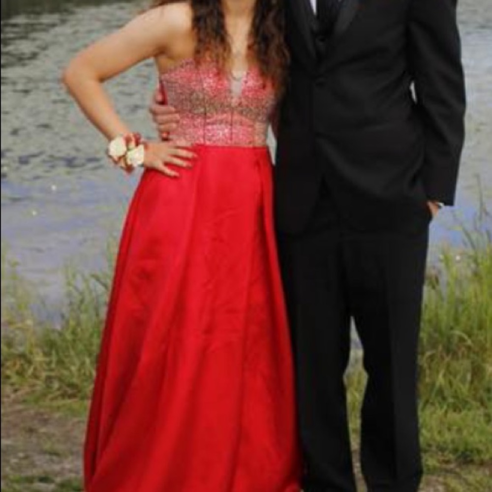 Red Prom Dress from Macy’s